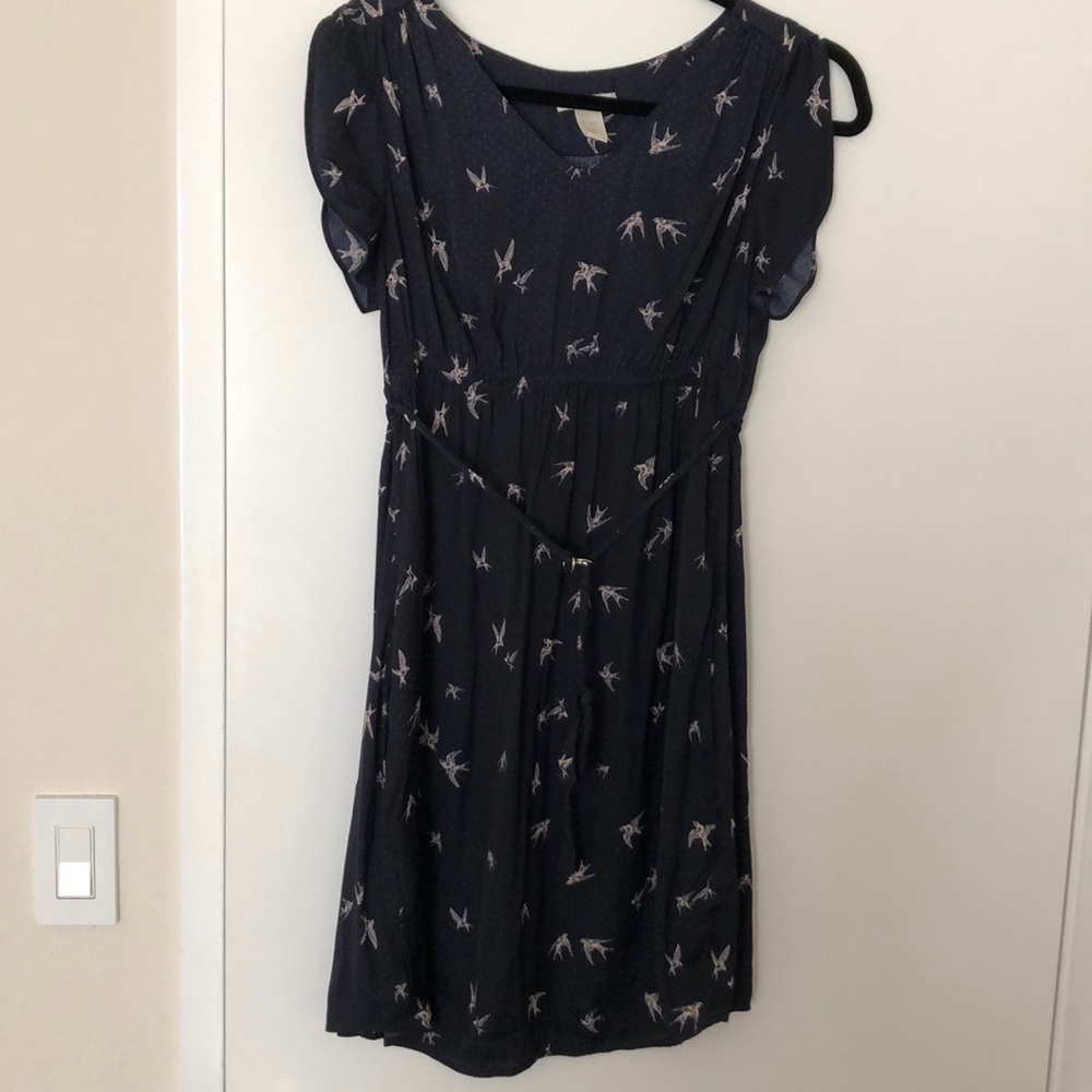 H&M Navy blue maternity dress